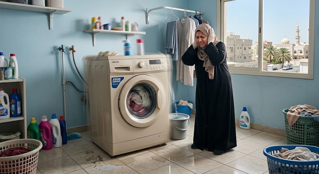 اهتزاز الغسالة وصوتها العالي